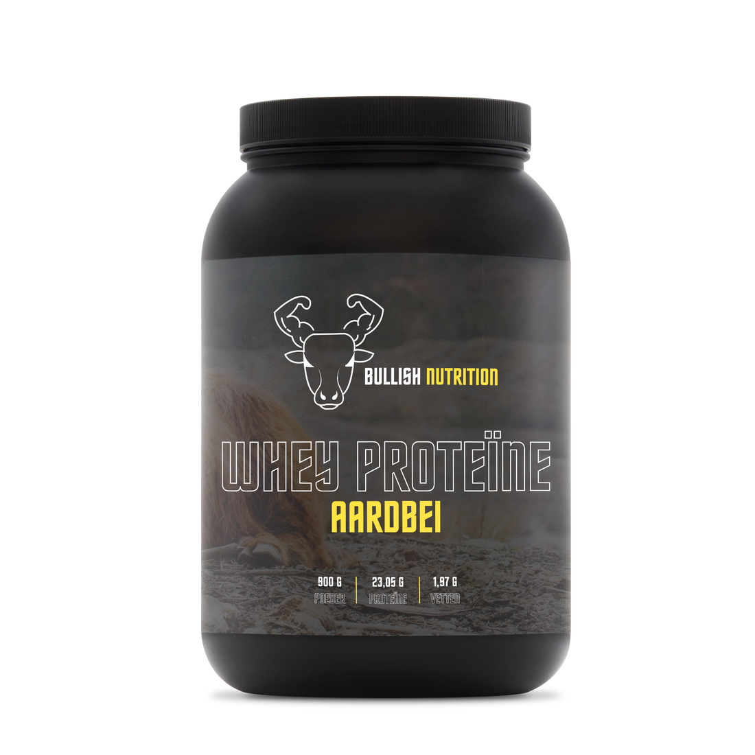 Whey Protein, Aardbei - 900 Gram