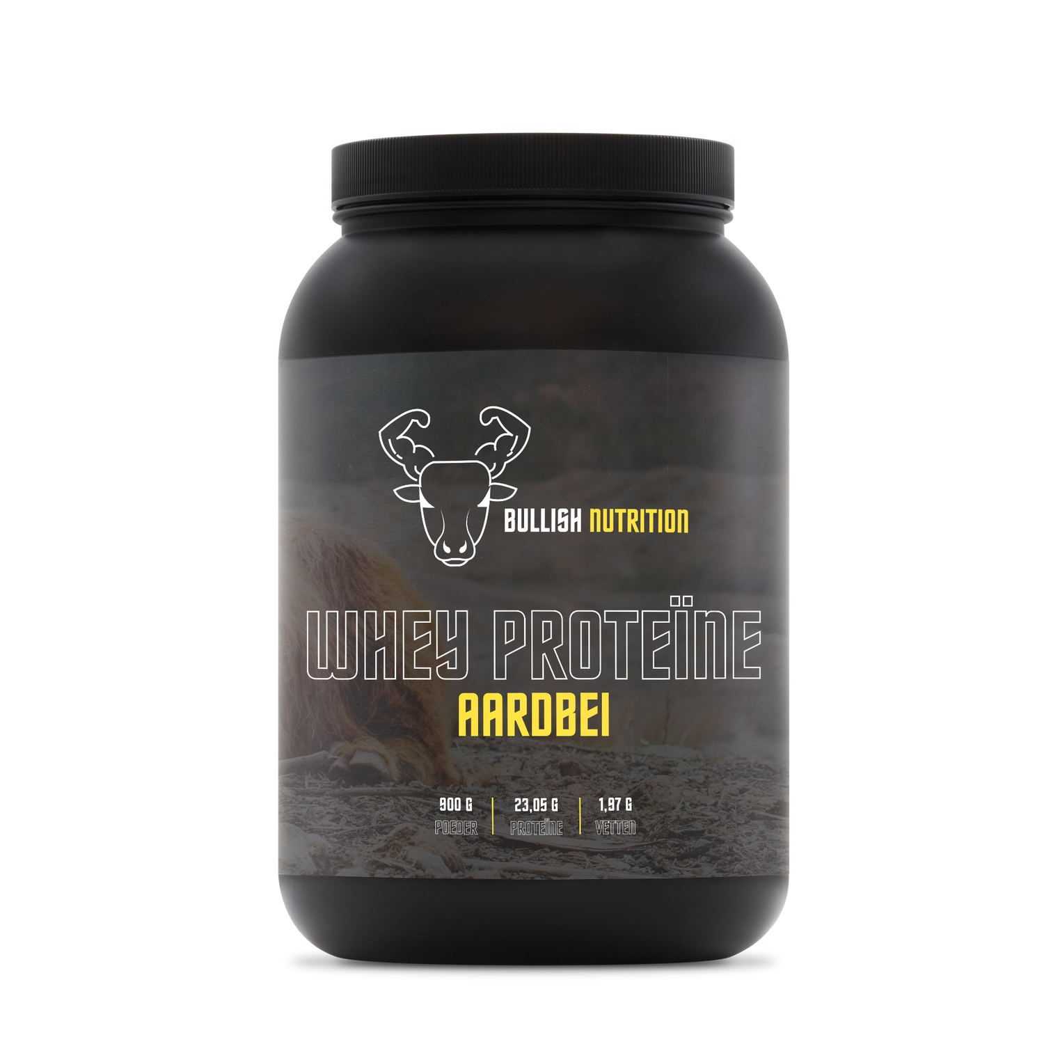 Whey Protein, Aardbei - 900 Gram