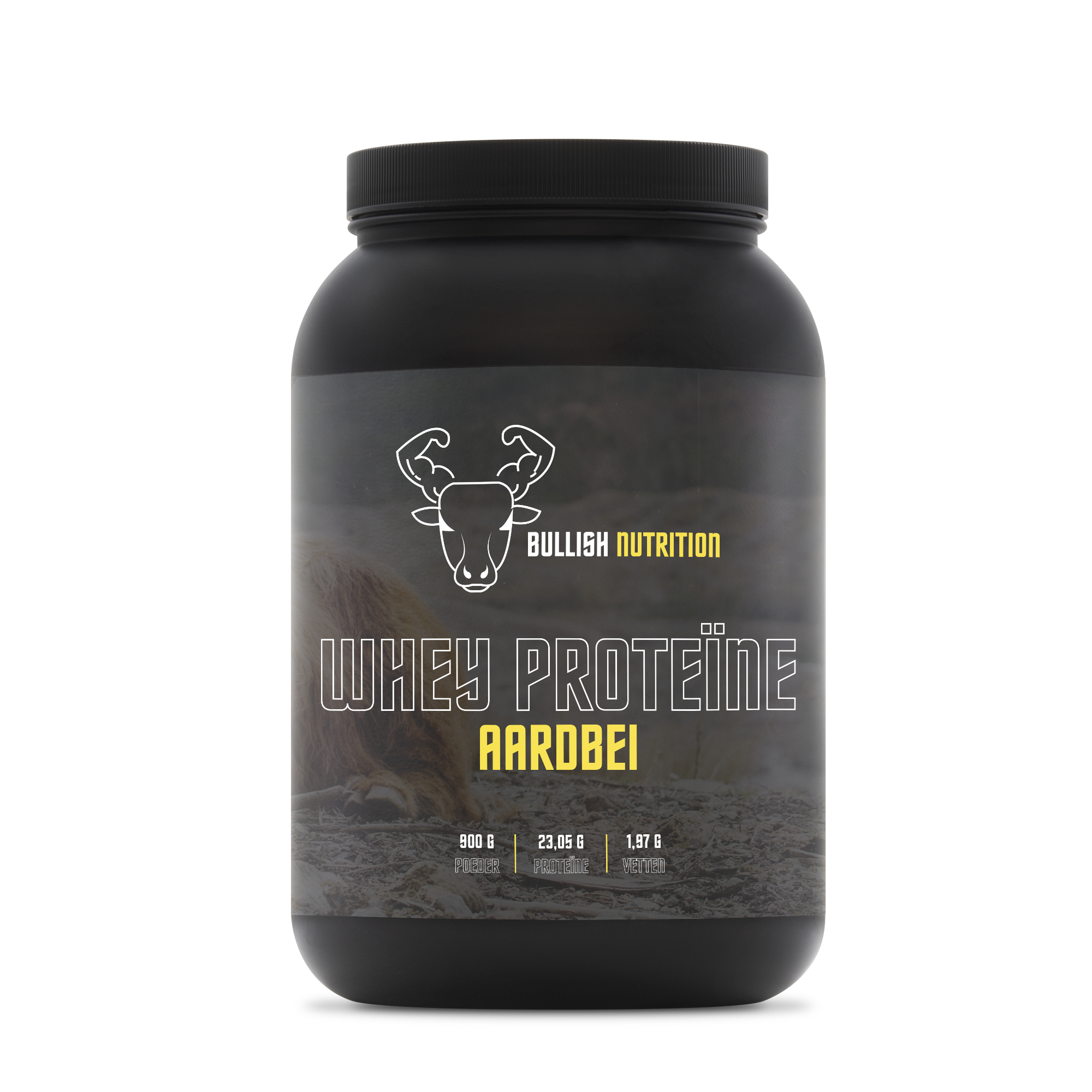 Whey Protein, Aardbei - 900 Gram